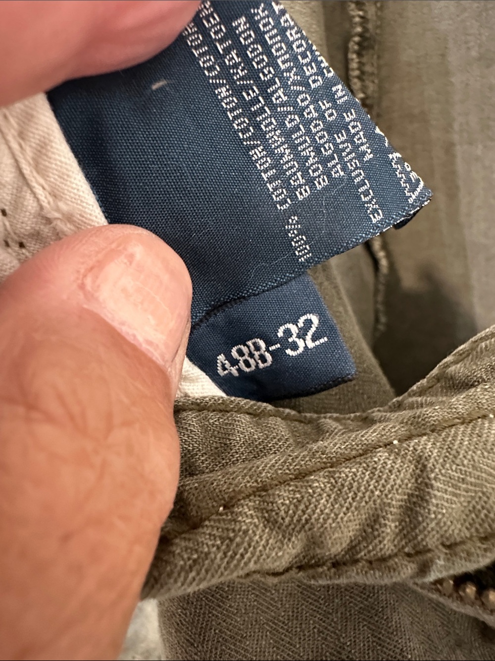Polo by Ralph Lauren Military-Style Olive Cargo Pants - Picture 5 of 5
